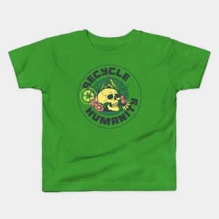 Recycle Humanity by Tobe Fonseca Kids T-Shirt